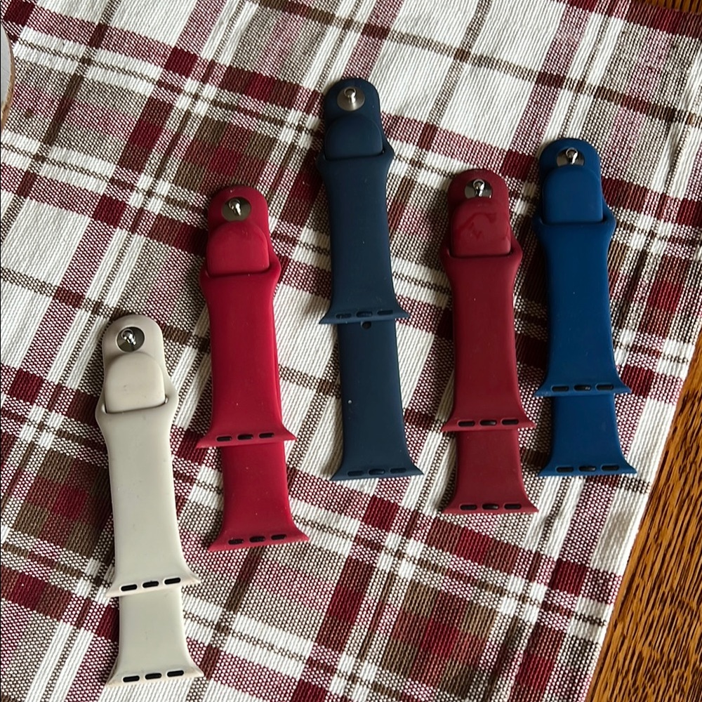 Apple Smartwatch Cases - Red, Blue, White